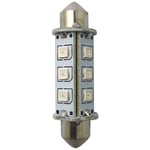 1852 LED lyhty pinol polttimo 42mm 10-36vdc 1.2/10W punainen - 2 kpl pakkaus