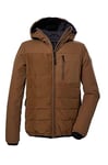 G.I.G.A. DX Homme Veste matelassée à capuche/veste hybride fonctionnelle aspect duvet GW 37 MN JCKT, camel, M, 40812-000