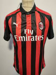 maillots sport foot puma taille M rouge noir ACM 1899