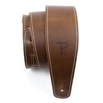 Perri's Leathers Ltd. - Sangle de Guitare - Cuir de Baseball (série) - Marron - Ajustable - Pour Guitares Acoustiques/Basses/Électriques - Fabriquée au Canada (SP25S-7049)