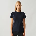 Roundneck Cotton Jersey Tee - Dark Navy