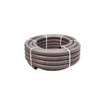 Couronne 50m Tuyau Gris Piscine PVC Pression Souple Semi-Rigide à coller diamètre 50mm extérieur