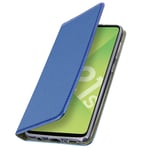 Case for Samsung Galaxy A21s Card-holder Video Stand Blue