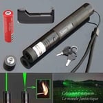 303 Laser Vert 10Miles 532nm Pointeur Stylo Lumière Visible De Faisceau + 18650 + Chargeur