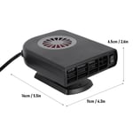 HG Car Heater Portable Plug In Car Windshield Defroster 120W Fast Heating Windsh