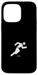 Coque pour iPhone 14 Pro Max Équipement officiel Runner Icon Designer Graphic