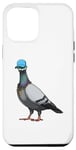 Coque pour iPhone 15 Pro Max Cool Pigeon Chan & Hat Funny Women Pigeon Bird Love