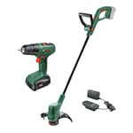 Verktøypakke Bosch Easy Drill+Gresstrimmer 18V 1X2,0Ah           ...