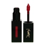 YSL Red Liquid Lipstick Vinyl Cream Stain 401 Rouge Vinyle Yves Saint Laurent