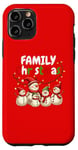 iPhone 11 Pro Family Christmas 2024 Cute Festive Holiday Memories Artwork Case