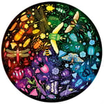 Ravensburger - Puzzle Adulte - Puzzle Rond 500 pièces - Insectes (Circle of Colors) - Adultes, Enfants dès 12 Ans - Puzzle de qualité supérieure - 12000820