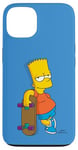 Coque pour iPhone 13 The Simpsons Bart Simpson Bleu ciel