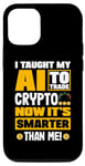 Coque pour iPhone 12/12 Pro Cryptocurrency AI & Crypto Enthusiast Blockchain Revolution
