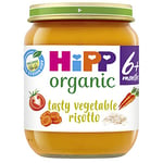 HiPP Organic Tasty Vegetable Risotto Baby Food Jar 6+ Months (6 x 125g)