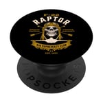 F 22 Raptor avion avion crâne style vintage PopSockets PopGrip Adhésif