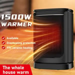 Eco Electric Fan Heater Tower Ceramic 1500W With Thermostat Timer Oscillating UK