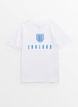 Tu Official FA England White Football T-Shirt 14 years Years male