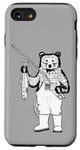 iPhone SE (2020) / 7 / 8 Bear Fisher Holding its Latest Catch, Angler Angling Fishing Case