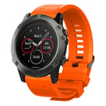 Garmin Fenix 5S klockarmband i silikon - Orange