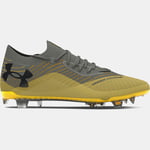 Chaussure de foot Under Armour Shadow Elite 2 Sol ferme pour homme Clay Vert / Taxi / Noir 47.5