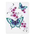 JIan Ying For Apple iPad Pro 11 Case Patterns Slim Lightweight Protector Cover Butterfly flower