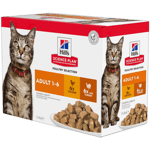 Adult Chicken Turkey Pouch - Wet Cat Food 48 x 85 g - Katt - Kattemat - Våtfôr - Hills Science Plan