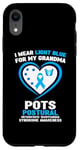 iPhone XR I Wear Light Blue for My Grandma POTS Awareness Case