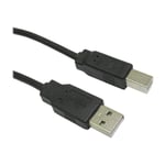 1m Usb 2.0 High Speed Cable Printer Lead - Black Cdl-101