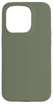 Coque pour iPhone 15 Pro Vert avocat foncé