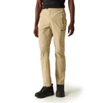 Regatta Mens Highton Polyamide Durable Walking Trousers - Brown - Size 33W/34L