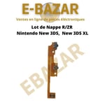 Nappe Gâchette R/ZR pour Nintendo New 3DS et New 3DS XL - EBAZAR - Jaune - Garantie 2 ans - Couleur doré