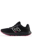 New Balance Womens Running 520v8 - Black/pink, Black, Size 4, Women