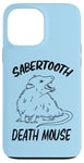 Coque pour iPhone 13 Pro Max Funny Sabertooth Death Mouse Possum Lover