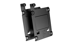 Fractal Design SSD Bracket Kit – Type B for Define 7 Series and Other Select Fractal Design Cases - Black (2-pack)