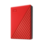 WD My Passport 4TB External HDD, Red