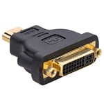 AKYGA AK-AD-02 - Adaptateur et connecteur de câbles (HDMI, DVI 24+5, Male Connector/Female Connector, Schwarz)