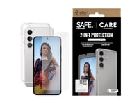 Care By Panzerglass - Baksidedeksel For Mobiltelefon - Termoplast-Polyuretan (Tpu), Herdet Glass, Oleofobisk Belegg, Polyethlen-Tereftalat (Pet), Silikonfilm Lim - Med Safe Av Panzerglass Skjermbeskytter Ultra-Bred Passform - For Samsung Galaxy S25+