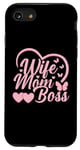 Coque pour iPhone SE (2020) / 7 / 8 Moms the Boss – Cadeau mignon pour la fête des mères