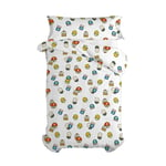 Parure de couette HappyFriday Le Petit Prince Son Avion Multicouleur Lit 1 pe