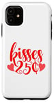 Coque pour iPhone 11 25 Cent Kisses Funny St Valentin Kissing Booth Kiss Love