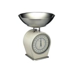 Kitchencraft Nostalgia Mechanical Kitchen Scales - Cream