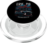 Design de voiture Hotrod classique Erie PA Industrial Muscle USA PopSockets PopGrip pour MagSafe