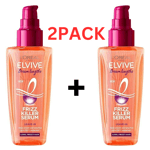 L'Oreal Elvive Dream Lengths Frizz Killer Serum, Long Frizzy Hair, 2 X 100ML