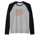 Ugly Christmas Jumper Sweater Essential Waitrose Raglan Baseball Tee