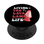 Lampe à lave Life Collector années 70 hippie vintage PopSockets PopGrip Adhésif