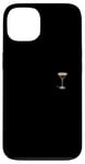 Coque pour iPhone 13 Verre à expresso Martini minimaliste élégance de poche