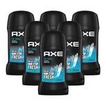 Axe Ice Chill Stick Deodorant Iced Mint Lemon Fresh Scent 50ml 3, 6 Pack