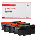 NOPAN-INK - x4 Toners - 106R03620 (Noir) - Compatible pour Xerox Phaser 3330 Xerox WorkCentre 3335 Xerox WorkCentre 3345