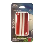 COQUE RIGIDE TREXTA CUIR BLANC POUR APPLE IPHONE 3G 3GS ROUGE