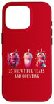 Coque pour iPhone 16 Pro 25 ans de travail anniversaire de travail Frappe drôle 25e année